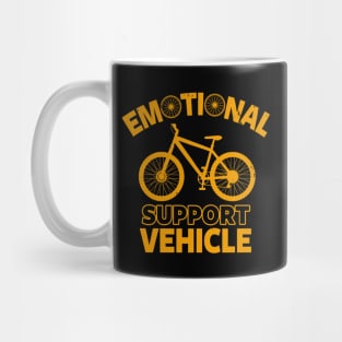 Funny Cycling Meme Emotional Support Animal Bicycle Gift For Cyclist Mug